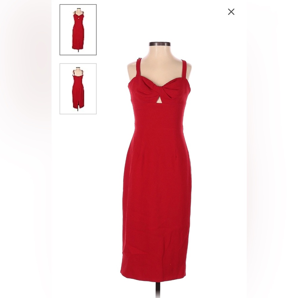 Red Dress the Population Dress